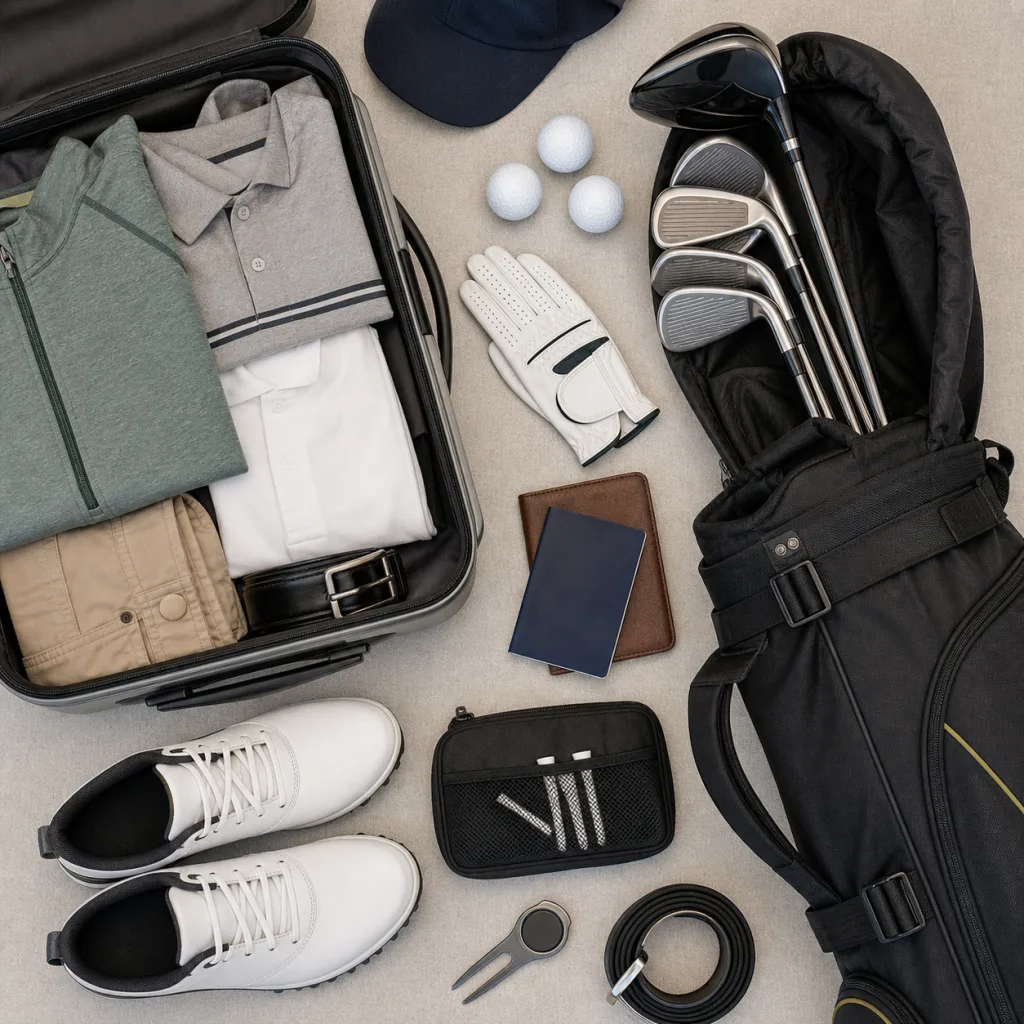 Golf Holiday Baggage Checklist: Clubs, Shoes, Balls, Clothes and Bags
